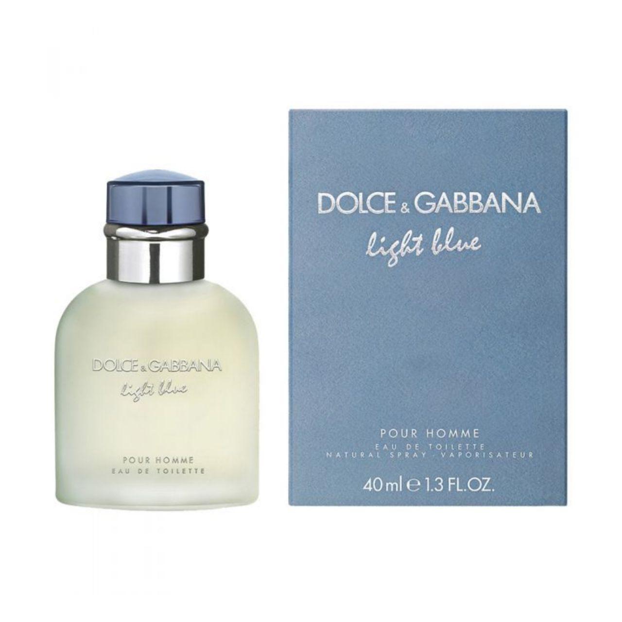 Елітні чоловічі парфуми Dolce & Gabbana Light Blue Pour Homme 40ml туалетна вода оригінал, цитрусовий аромат