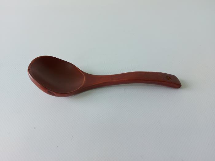 Ложка дерев'яна для їжі Ложка з дерева для юшки L 18,5 cm