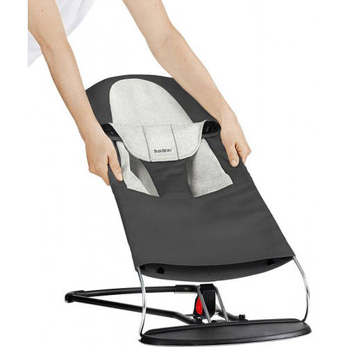 Купить Кресло-шезлонг BabyBjorn Balance Soft темно-серый/серый ...