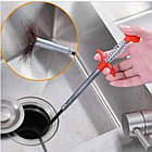 Багатофункціональний очисний кіготь Pipeline claws Інструмент для захоплення деталей чищення стоку від волосся, фото 3