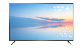 Телевізор TCL 42" Smart-TV/Full HD/DVB-T2/USB Android 13.0