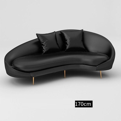 Меблі у вітальню кімнату. Крісло, диван, журнальний столик. Модель RD-9051 Диван чорний 170 см - фото 1 - id-p1221202775