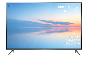 Телевізор TCL 52" Smart-TV/DVB-T2/USB Android 13.0 АДАПТИВНИЙ 4К/UHD
