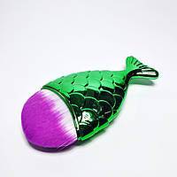 Щітка-змітка для видалення пилу "Рибка" зелена