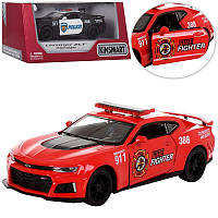 Машинка металлическая инерционная Kinsmart KT5399WPR "Chevrolet Camaro ZL1 (Police)"