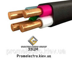 Кабель ВВГнг 4х6 Запорізький завод кольорових металів