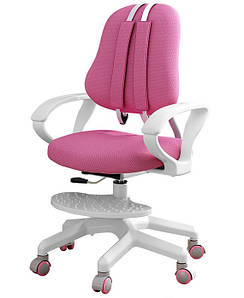 Дитяче зростаюче крісло ErgoKids рожеве + чохол в подарунок