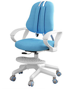 Дитяче зростаюче крісло ErgoKids синє + чохол в подарунок