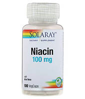 Вітамін Б3 Ніацин Vitamin B3 - Niacin SolarayBитамин В3 100 мг, 100капсул