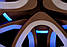 Стельова діодна люстра з пультом та підсвічуванням до 30 кв.м колір Сірий 165 Ват Diasha 8118/6+3GR 3color, фото 7