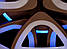 Стельова діодна люстра з пультом та підсвічуванням до 30 кв.м колір Коричневий 165 Ват Diasha 8118/6+3CF 3color, фото 4