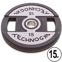 Диск (диск) поліуретановий d-51мм Technogym 15 кг 