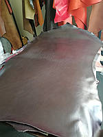 Итальянская кожа Растительного дубления Vacchetta, ременной чепрак (краст), цвет - шоколад .Толщина 3.6-3.8мм.
