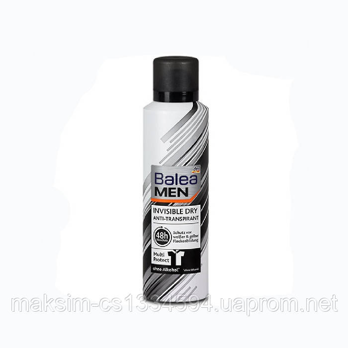 Дезодорант аерозольный Balea Invisible Dry 200мл.