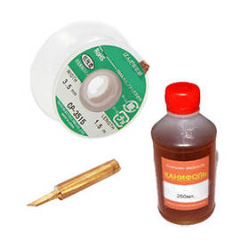 922 Вихідники для паяння (обплетення, жала, інше)