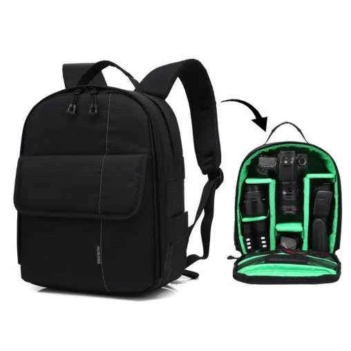 ФотоРюкзак Huwang DAC-3461G black/green