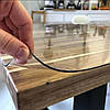 Силіконове м'яке скло (1.4х1.0м) Товщина 1.5 мм Прозора захисна скатертини для столу і меблів Soft Glass, фото 3