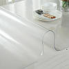 Силіконове м'яке скло (1.4х1.0м) Товщина 1.5 мм Прозора захисна скатертини для столу і меблів Soft Glass, фото 5
