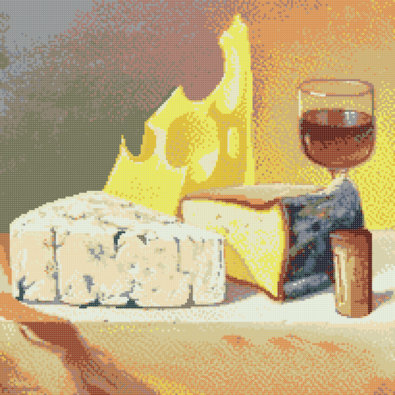 Сирна феєрія. Схема повної вишивки бісером, фото 1