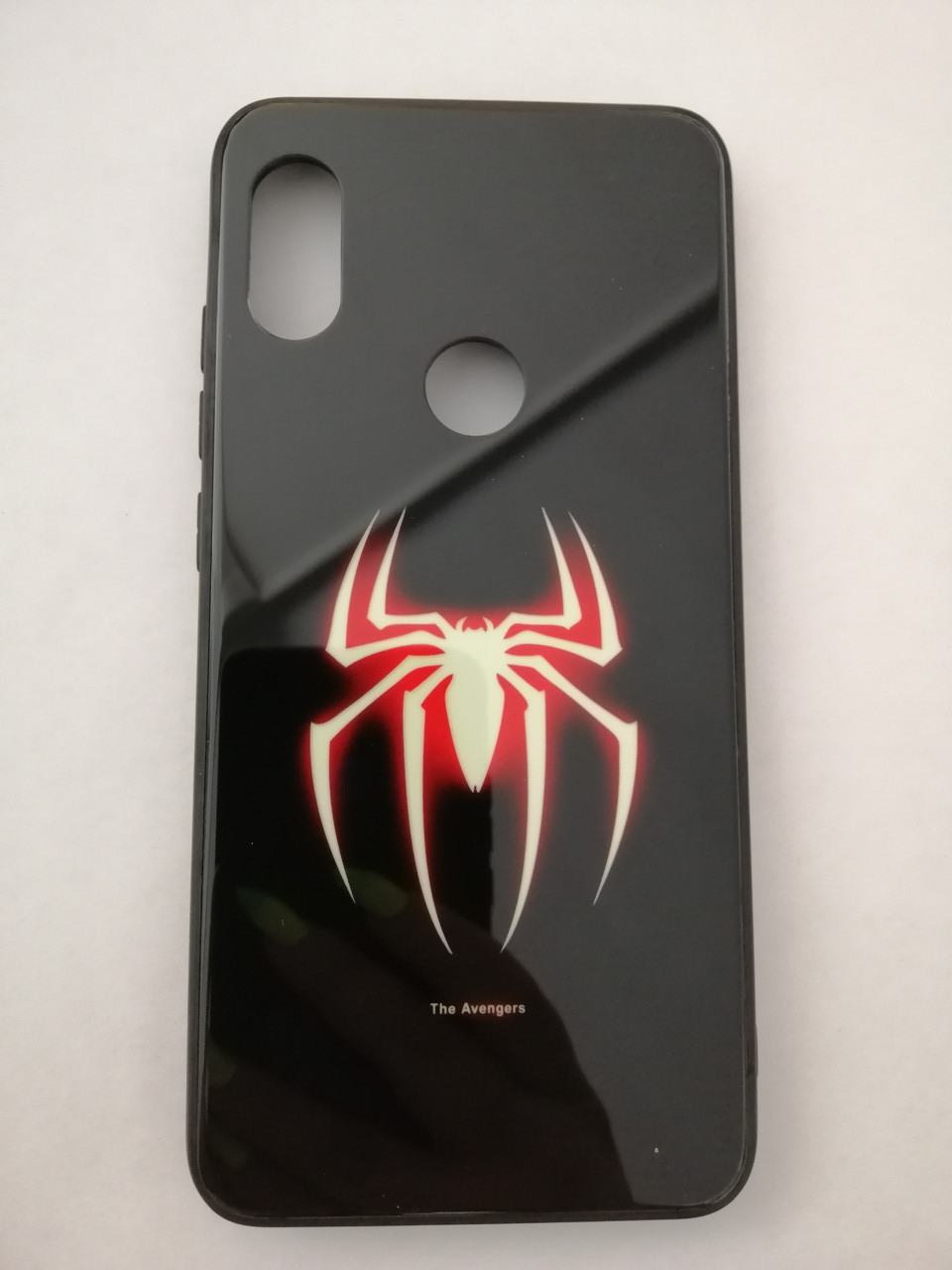 Чехол для Xiaomi Redmi Note 6 LUMINOUS GLASS Spiderman