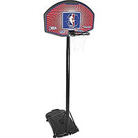 Стойка баскетбольная передвижная Spalding NBA Portable France, 213-305 см (30 01657 01 1344)
