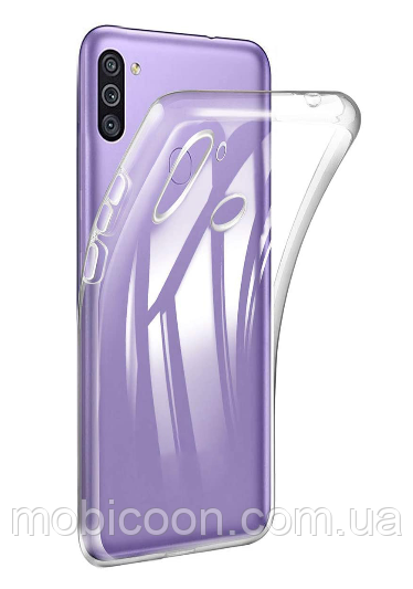 Чохол силіконовий для Samsung Galaxy А11 А115 ультратонкий прозорий (Самсунг А115)