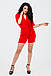 Стильний жіночий комбінезон Kaily, червоний, фото 3