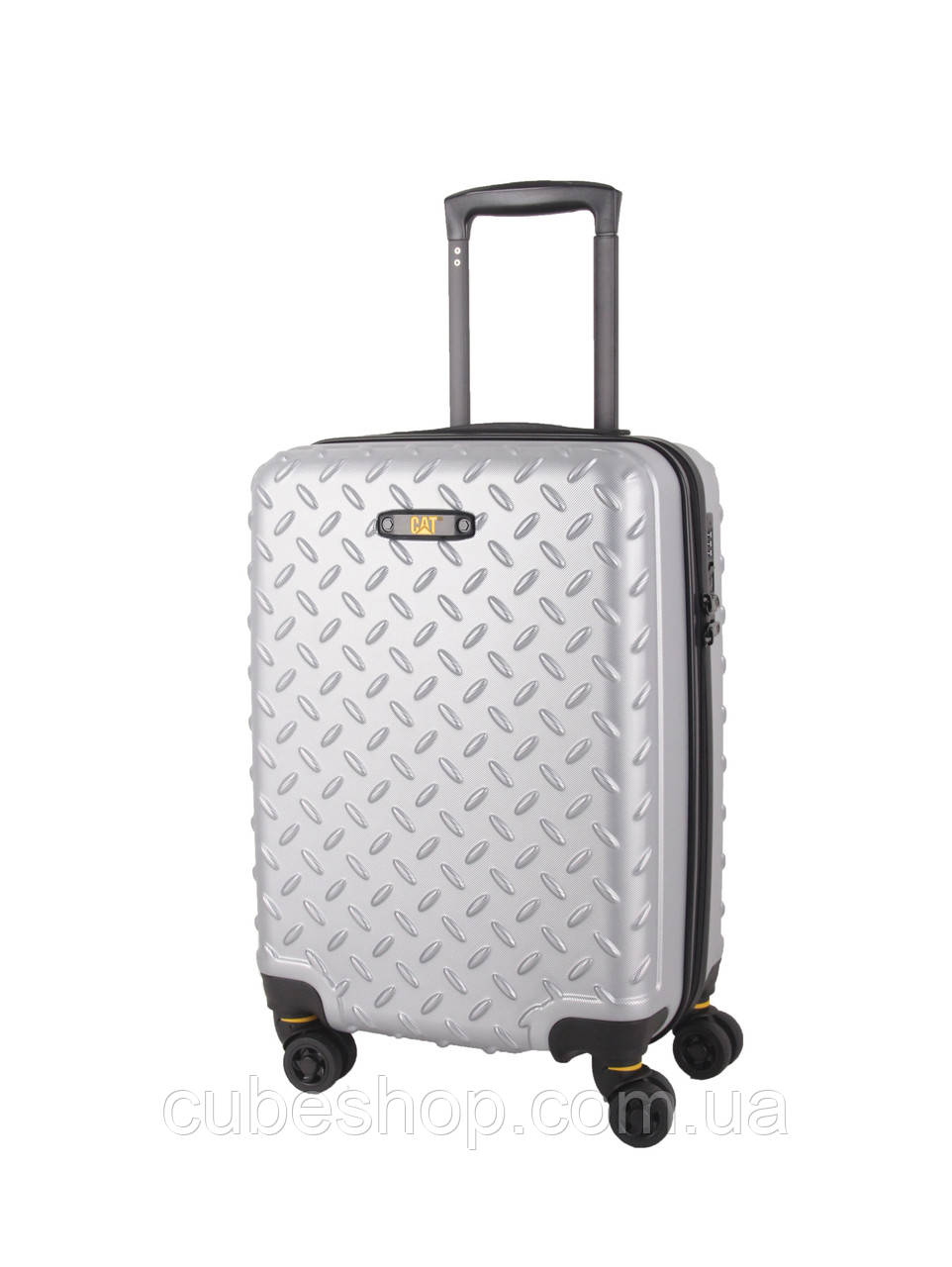 Валіза маленька CAT Industrial Plate 83552;362 (сріблястий)