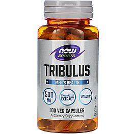 Бустер тестостерона Tribulus 500 мг Now Foods 100 капсул