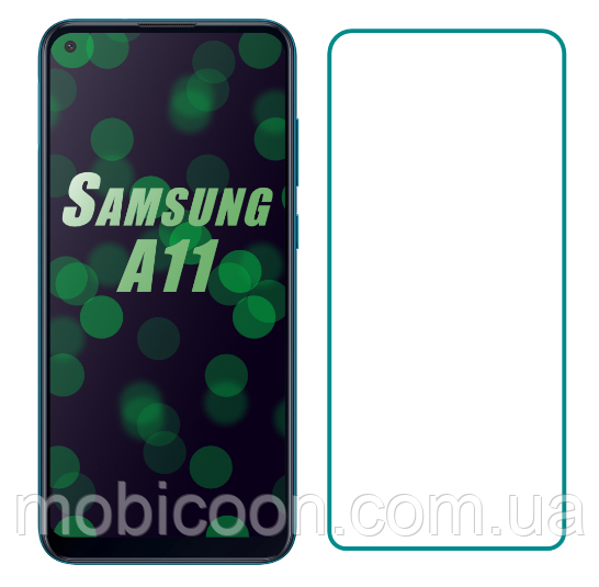 Захисне скло для Samsung Galaxy А11 А115 прозоре 2.5 D 9H (Самсунг А115)