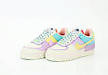 Жіночі кросівки Nike Air Force 1 Shadow Beige Violet, жіночі кросівки найк аір форс 1 шадоу, фото 2