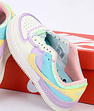 Жіночі кросівки Nike Air Force 1 Shadow Beige Violet, жіночі кросівки найк аір форс 1 шадоу, фото 6