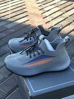Adidas boost grey orange online