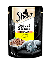 Вологий корм Sheba (Шеба) cig POU для кішок курка в соусі, 85 г