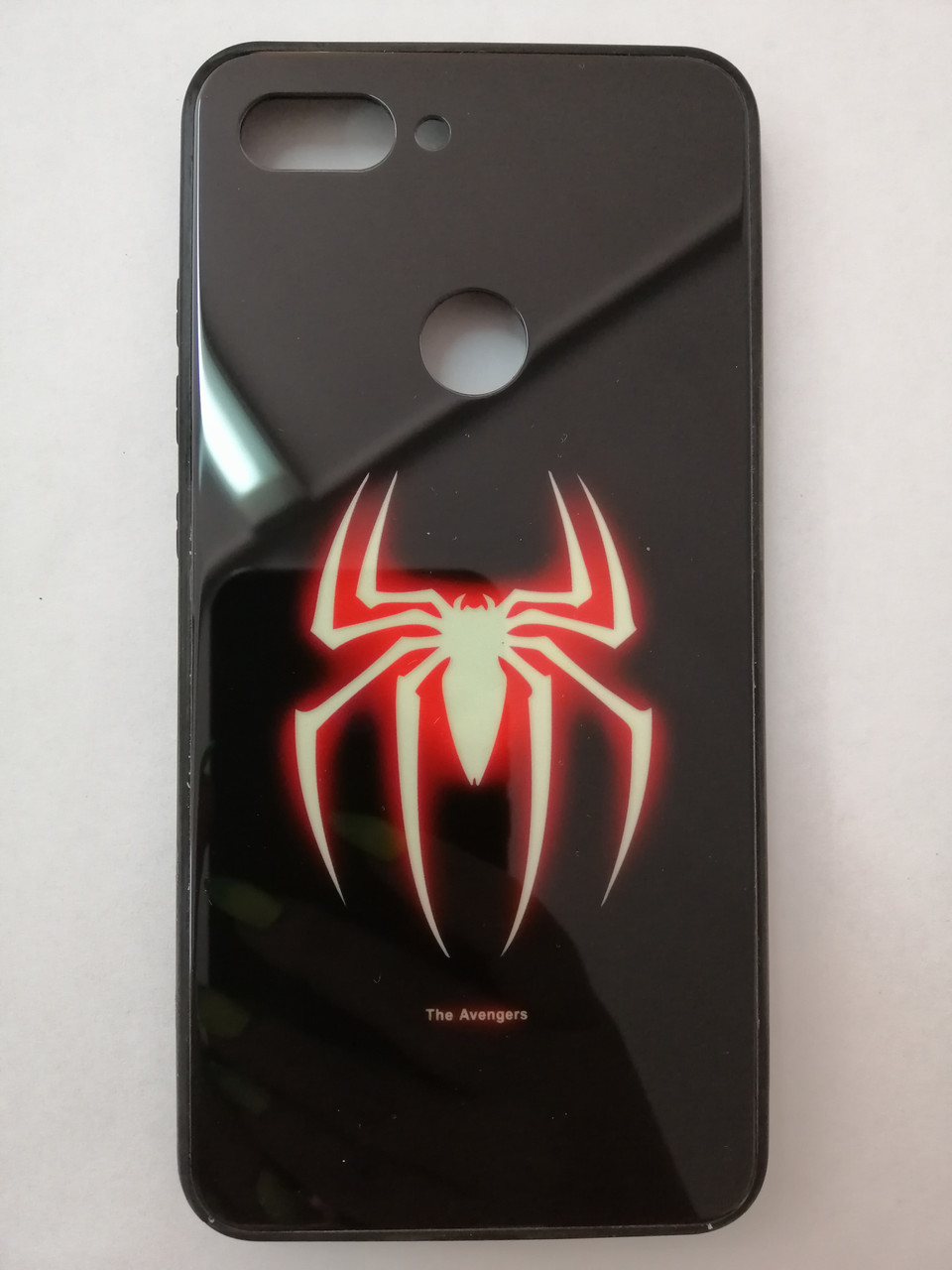 Чехол для Xiaomi  Mi8 Lite LUMINOUS GLASS Spiderman