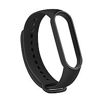 Ремінець для фітнес браслета Xiaomi Mi Band 5, 6, 7 чорний, фото 4