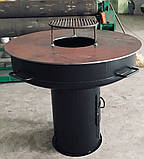 Мангал — гриль обертовий діаметр 1250 мм висота 1100 мм, фото 2