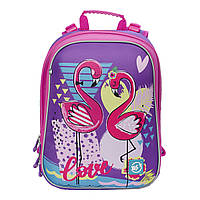 Рюкзак школьный каркасный YES H-12 "Flamingo"