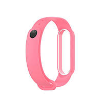 Ремінець для фітнес-браслета Xiaomi Mi Band 5, 6, 7 рожевий, фото 3