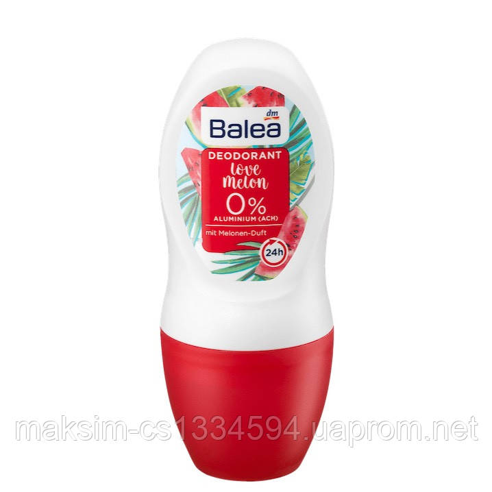 Дезодорант кульковий Balea Deo Roll-On Love Melon 50 мл