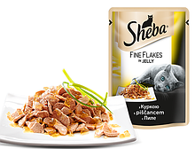 Вологий корм Sheba (Шеба) cij POU для кішок куряче в желе, 85 г