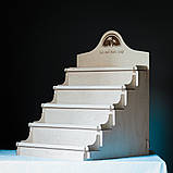 Торгова стійка з фанери. Стійка для товару на 5 полиць. Стелаж для ярмарки. 50, фото 4