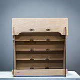 Торгова стійка з фанери. Стійка для товару на 5 полиць. Стелаж для ярмарки. 50, фото 3