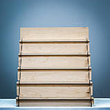 Торгова стійка з фанери. Стійка для товару на 5 полиць. Стелаж для ярмарки. 50, фото 2