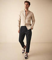Slim штани та сорочка з льону. Розмір 42-74+, колір на вибір