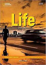 Книга для вчителя Life (Second Edition) B1/Intermediate teacher's Book with Audio CD + DVD-ROM / NGL