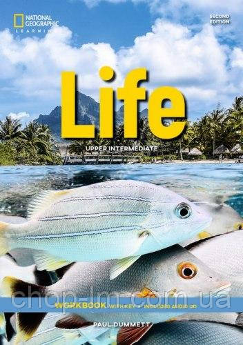 Зошит Life (Second Edition) B2/Upper-Intermediate Workbook with Key + Audio CD / National Geographic Learning