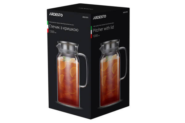 

Кувшин с крышкой ARDESTO 1200 мл AR2612PG
