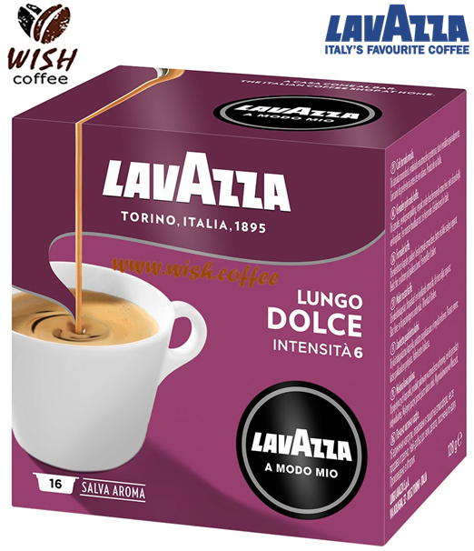 

Lavazza A Modo Mio Lungo Dolce (Int = 6; 16 капсул ; Lungo; 100% Arabica)