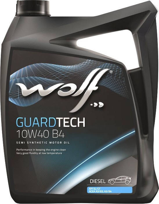 

Моторное масло WOLF GUARDTECH 10W40 B4 DIESEL 5л ( 8303913 )